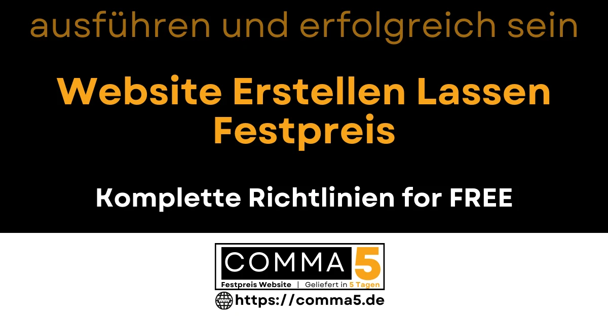 Website Erstellen Lassen Festpreis